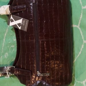 NWT  Maxx New York Purse Shoulder bag Crocodile Embossed